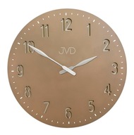 Nástenné hodiny JVD HC39.2 drevené ružové 50cm