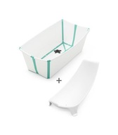 Stokke, Bath Bundle wanienka z wkładką White Aqua