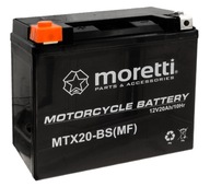 Gélový akumulátor MORETTI MTX20-BS 20 Ah YTX20-BS