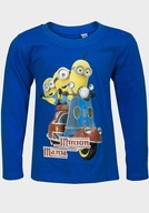 BAWEŁNIANA BLUZKA T-SHIRT MINIONKI NADRUK 962-025