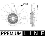 Wentylator chłodzenie silnika BEHR *** PREMIUM MAHLE CFF 515 000P