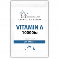 FOREST VITAMIN Vitamín A 10000 IU 250tabs ZRAK PRUŽNOSTI PEVNOSTI POKOŽKY