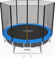 Trampolina ogrodowa dla dzieci 312cm FUNFIT z siatką zewnętrzną i drabinką