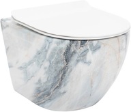 FÜGGESZTETT WC TÁL CARLOS SLIM RIMLESS GRÁNIT REA