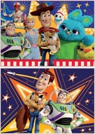 PUZZLE dla CHŁOPCA 2x25 Toy Story 4 Drewniane