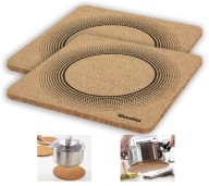 MÁRKÁS 2x FORRÓ EDÉNY ALÁTÉT SWISS NÉGYZET ALAKÚ PARAFA ÁLLVÁNY