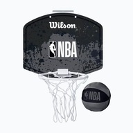 Súprava Wilson NBA MINI HOOP Tabuľa Basketbalový kôš Čierna