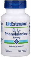 Life Extension D L-Phenylalanine 500mg 100soft gel