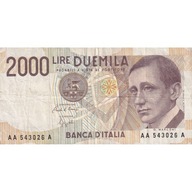 Banknot, Włochy, 2000 Lire, 1990-1992, Undated (19