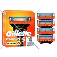 Wkłady do maszynek Gillette Fusion Power Gillette 4 szt. Oryginalne