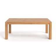 DSI-meble Pevný dubový stôl GUSTAV 140x80 drevený prírodný MASÍVNY DUB
