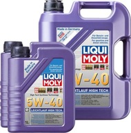 2× Motorový olej Liqui Moly LEICHTLAUF HIGHT TECH 1 l 5W-40 + Motorový olej Liqui Moly Leichtlauf High Tech 5 l 5W-40