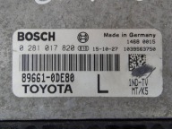 Toyota Yaris III 1.4 D4D module computer control unit of the engine ECU 89661-0DE80