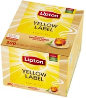 Herbata czarna ekspresowa Lipton Yellow Label 200 torebek 400g
