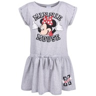 Sivé detské šaty Minnie Mouse 134 cm