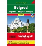 BELGRAD SERBIA MAPA PLAN 1: 10 000 FREYTAG BRENDT