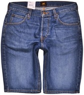 LEE spodneki BLUE jeans 5 POCKET SHORT _ W30