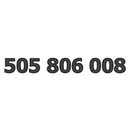 505 806 008 ZŁOTY ŁATWY PROSTY NUMER STARTER ORANGE PREPAID KARTA SIM GSM