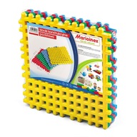 OSTYA ÉPÍTŐKOCKÁK ÉPÍTŐKÉSZLET gyerekeknek SZÍNES