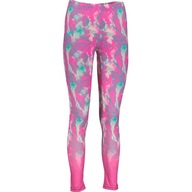 L Legginsy damskie Joma Long Tight Grafity różowe