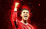 Plakat Cristiano Ronaldo Manchester United 90x60