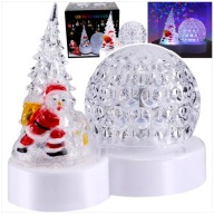 KARÁCSONYI LÁMPA KARÁCSONYI DEKORÁCIÓ KRISTÁLY GÖMB KARÁCSONYFA LED