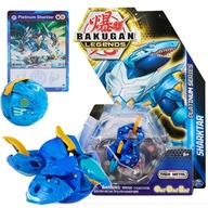 BAKUGAN LEGENDS PLATINUM FIGÚRKA METAL GUĽA SHARKTAR + KARTY SADA