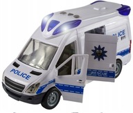 Auto radiowóz Policja samochód Van światło dźwięk