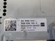 SEAT LEON II LIFT RADIO navigation 5P0035191J
