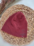 Červená dámska čiapka Heldre športová beanie vlnená univerzálna teplá