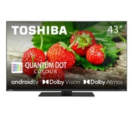 Telewizor QLED Toshiba 43QA7D63DG 43'' 4K UHD Android TV czarny