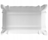 Papierové podnosy jednorazové biele 14x20 cm 500 ks