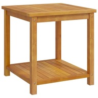 vidaXL Bočný stolík z masívneho akáciového dreva, 45 x 45 x 45 cm