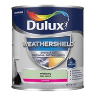 Dulux Weathershield smalt na drevo kov a PVC mätový RAL 6019 0,7l