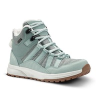 Buty turystyczne damskie Quechua SH500 Mid wodoodporne