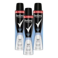 ZESTAW 3X REXONA MEN MOTION SENSE COBALT DRY SPRAY 200ML