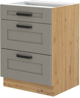 Szafka kuchenna LUNA CLAYGREY/AR 60 dolna 3S