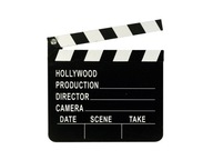 Dekoracja Klaps filmowy 20cm Urodziny Hollywood