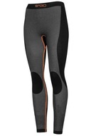 Spodnie damskie SPAIO Simple Line #BLACK/ORANGE XL