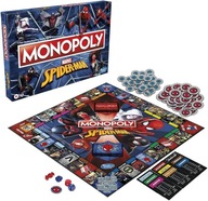 MONOPOLY SPIDERMAN Duża GRA planszowa SPIDER MAN F3968 Marvel Hasbro POLSKA