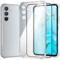 ETUI PANCERNE DO SAMSUNG GALAXY A54 5G | CASE SILIKON GUMOWE SLIM + SZKŁO