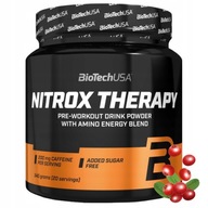 BIOTECH NITROX THERAPY ODŻYWKA PRZEDTRENINGOWA NA WZROST SIŁY ENERGIE 340 g