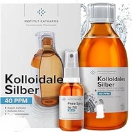 Srebro koloidalne 100% naturalne Institut Katharos 1000 ml + ROZPYLACZ 30ml