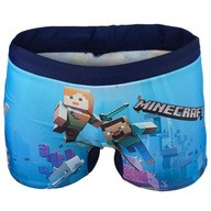 Detské chlapčenské plavky na leto s potlačou Minecraft 122