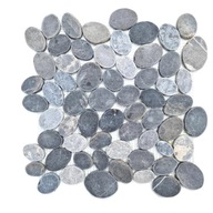 Mozaika-plast: AL 9644, ovál, penny, šedá, mat