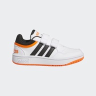 Adidas buty sportowe dziecięce na rzep płaska podeszwa HOOPS IG6106 R.31
