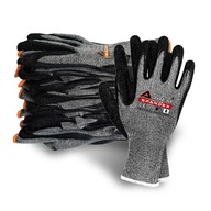 12 PAR Pracovné rukavice Ochranné rukavice Silné BHP Latex Spandex veľ.10 XL