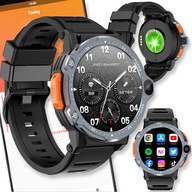 Smartwatch INDYGO PG999 MENU POĽSKÉ PÁNSKY ŠPORT SIM KARTA čierna + 2 iné produkty