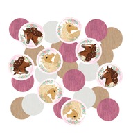 Beautiful Horses Konie Konfetti 14g różowo białe