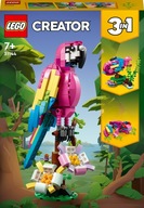 LEGO Creator 3w1 Egzotyczna różowa papuga 31144